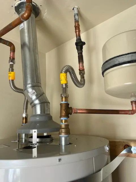 Water heater installation and plumbing repair in Hallbrook